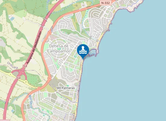 Map of PLAYA DE BARRANCO RUBIO PM1