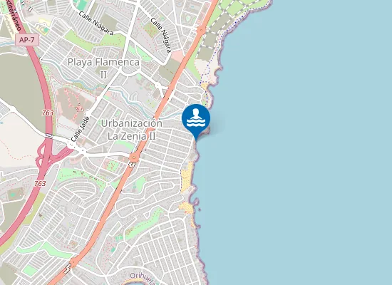 Map of PLAYA CALA CERRADA PM1