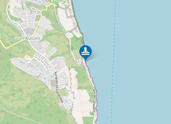 Map of PLAYA DE LA ERMITA PM1