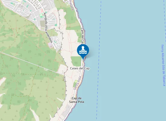 Map of PLAYA CALAS DEL CUARTEL PM1