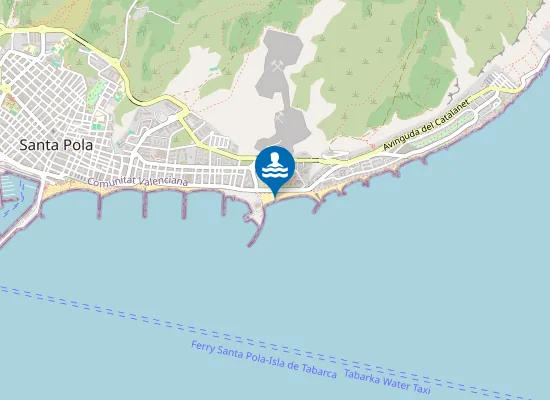 Map of PLAYA DEL VARADOR PM1