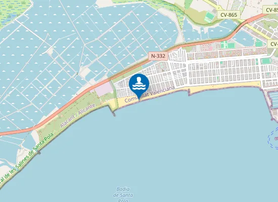 Map of PLAYA TAMARIT PM1