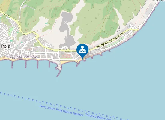 Map of PLAYA CALAS DEL ESTE PM1