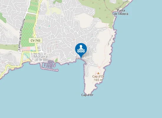 Map of PLAYA DEL PORTET PM1