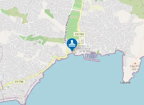 Map of PLAYA DE LA AMPOLLA PM1