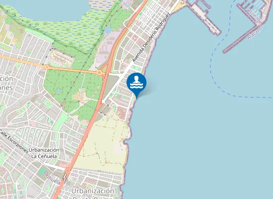 Map of PLAYA DE CALA MAR AZUL PM1