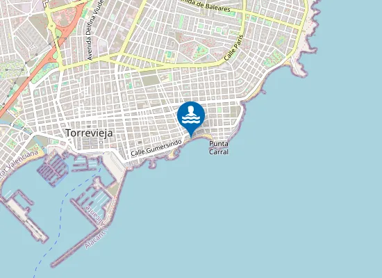 Map of PLAYA DEL CURA PM1