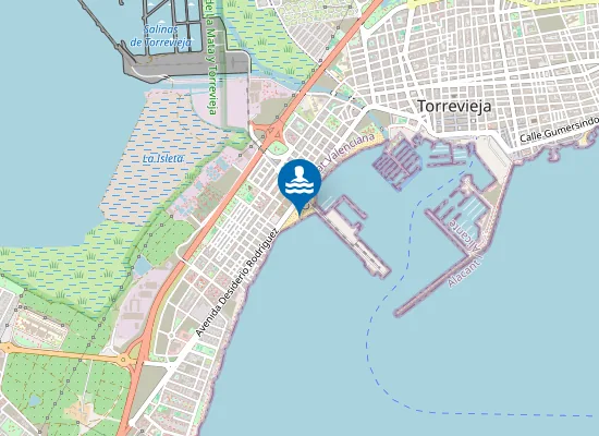 Map of PLAYA LOS NAUFRAGOS PM1