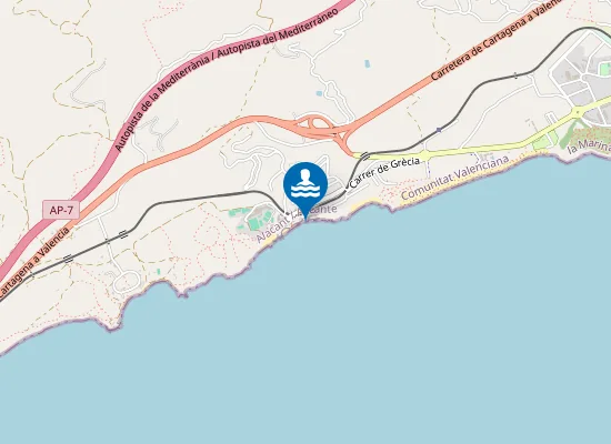 Map of PLAYA DE L'ESPARRELL? PM1