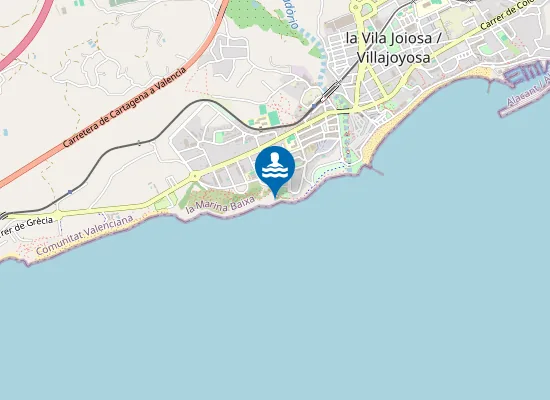 Map of PLAYA PUNTA DEL MORO PM1