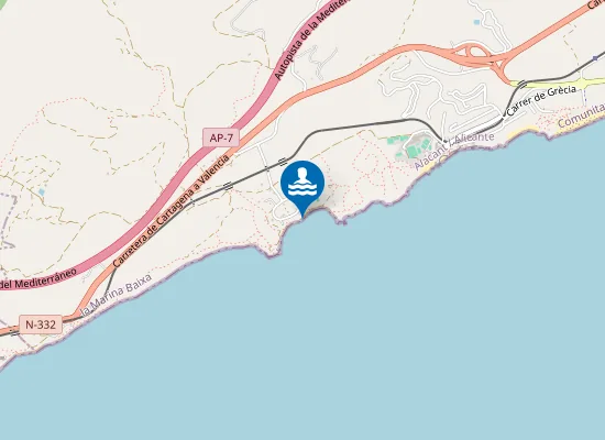 Map of PLAYA DEL CHARCO PM1