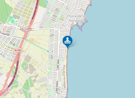 Map of PLAYA DE LAS VILLAS PM1