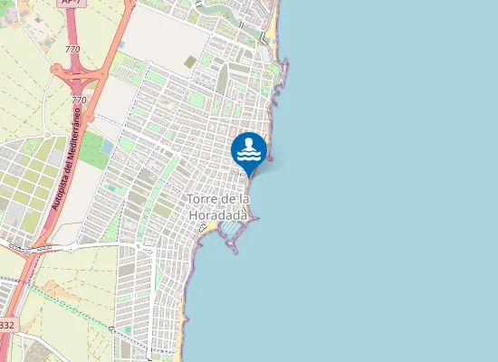 Map of PLAYA DE JESUITAS PM1