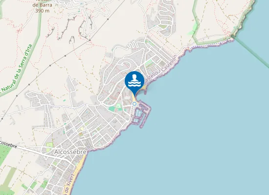 Map of PLAYA DE LES FONTS PM1