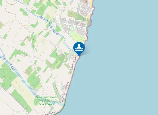 Map of PLAYA DE MANYETES PM1