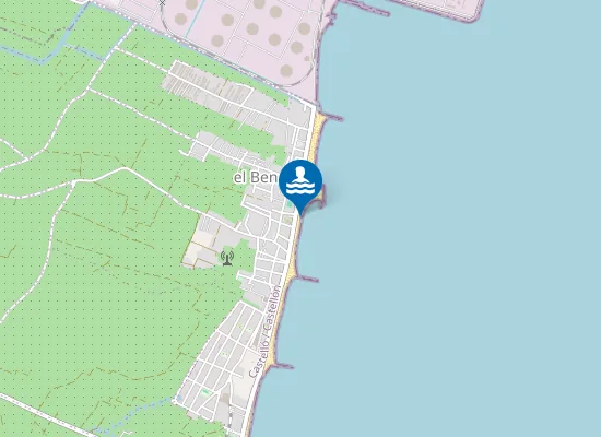 Map of PLAYA DE BEN AFELI PM2