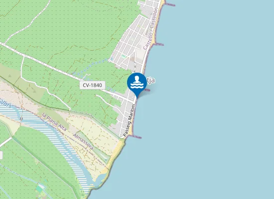 Map of PLAYA DE LA TORRE PM1