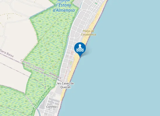 Map of PLAYA DE CASABLANCA PM2