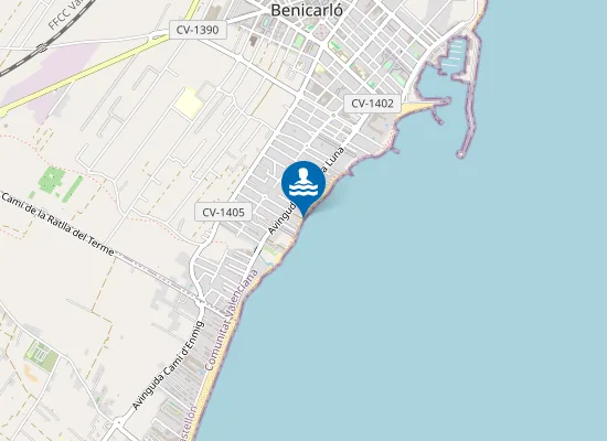 Map of PLAYA DEL GURUGU PM1