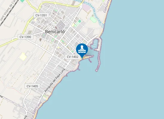 Map of PLAYA DEL MORRONGO PM1