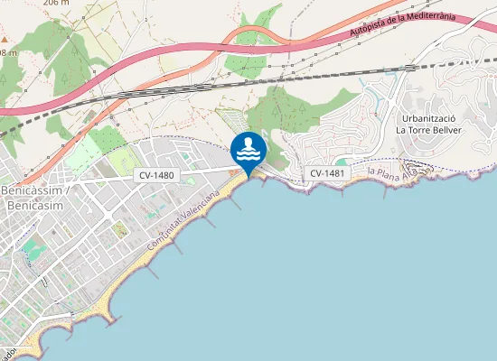 Map of PLAYA DE VORAMAR PM1