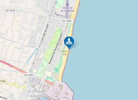 Map of PLAYA DEL PINAR PM2