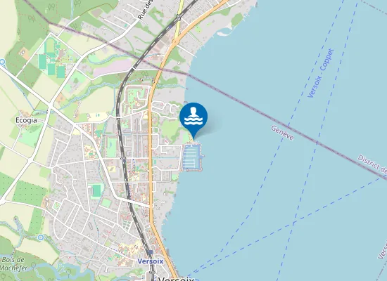 Map of VERSOIX PLAGE