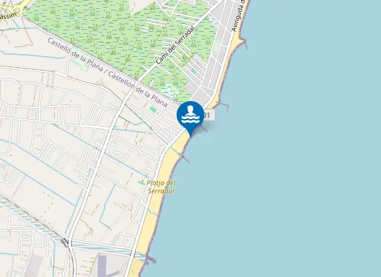 Map of PLAYA DEL SERRADAL PM1