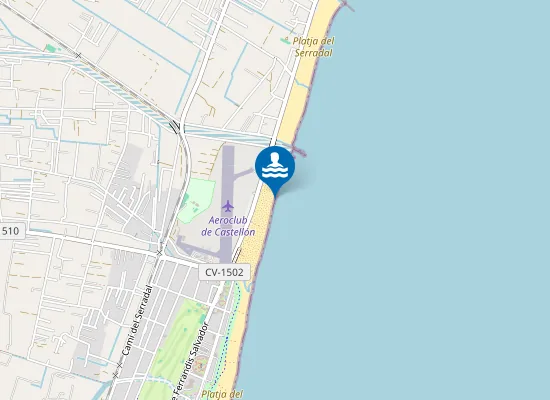 Map of PLAYA DEL GURUGU PM1