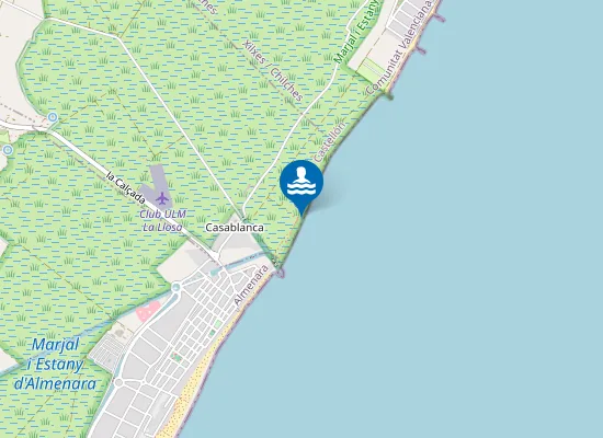 Map of PLAYA DE LA LLOSA PM1