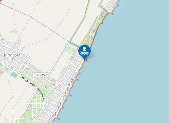 Map of PLAYA DE PEDRA ROJA PM1