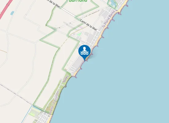 Map of PLAYA DE LES MARINES PM1