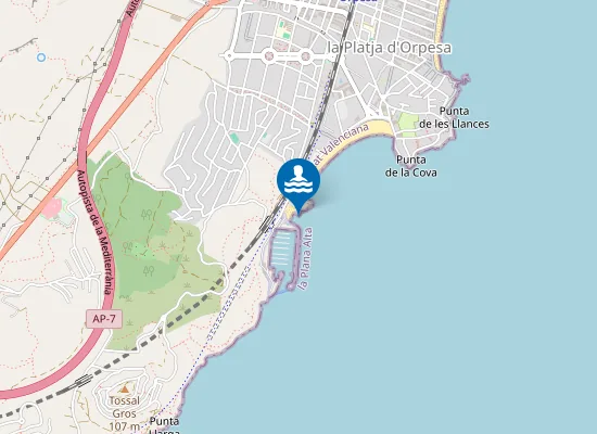 Map of PLAYA CALA DEL RETOR PM1
