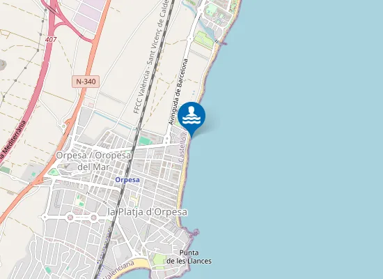 Map of PLAYA DE MORRO DE GOS PM2