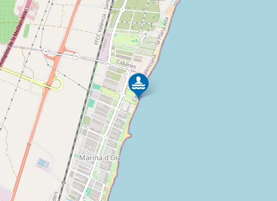 Map of PLAYA LES AMPLARIES PM1