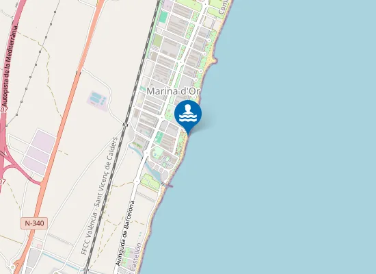 Map of PLAYA LES AMPLARIES PM2