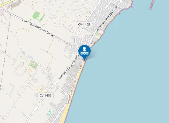 Map of PLAYA DEL NORD PM1