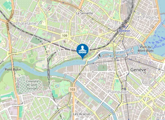 Map of RHÔNE PONT-SOUS-TERRE RD