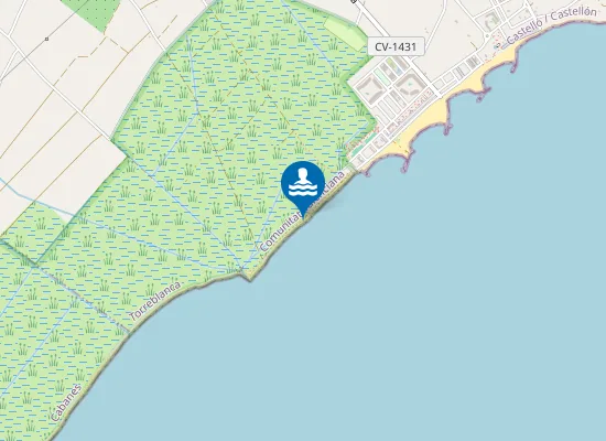 Map of PLAYA DEL PRAT PM1