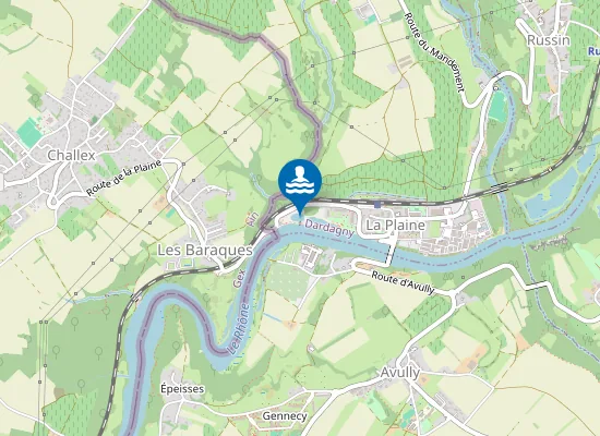 Map of Etang De La Plaine