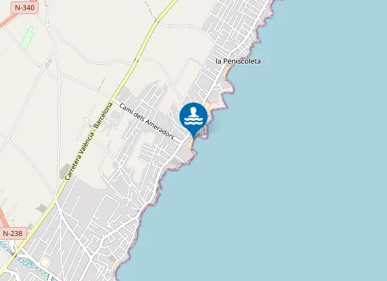 Map of PLAYABARBIGUERA PM1