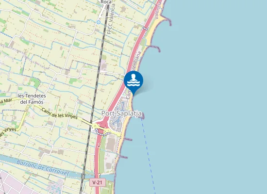 Map of PLAYA DE PORT SAPLAYA PM3