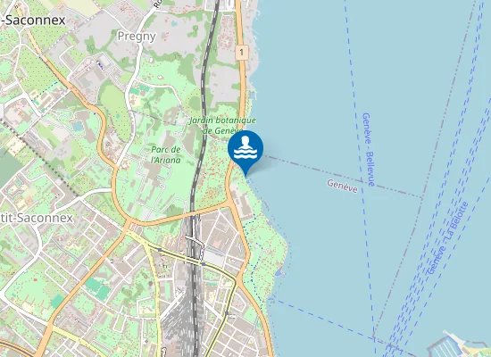 Map of William-Rappard