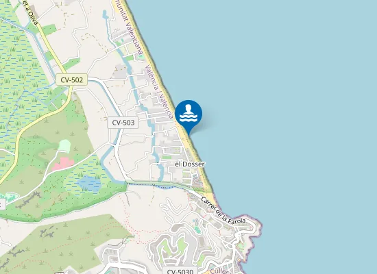 Map of PLAYA DEL DOSSEL PM1