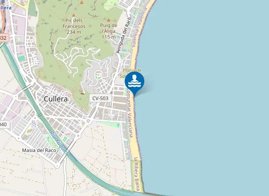 Map of PLAYA DE SANT ANTONI PM1