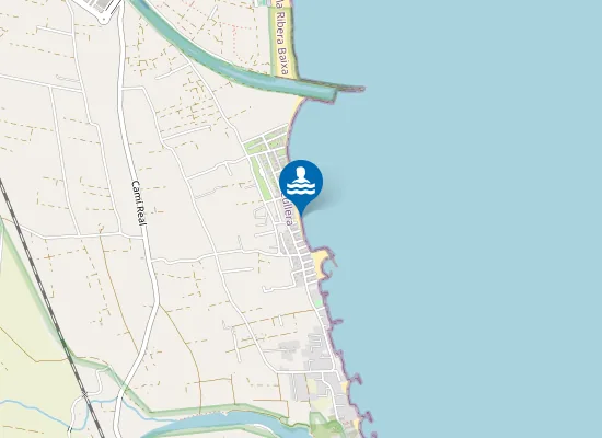 Map of PLAYA DEL MARENYET PM1