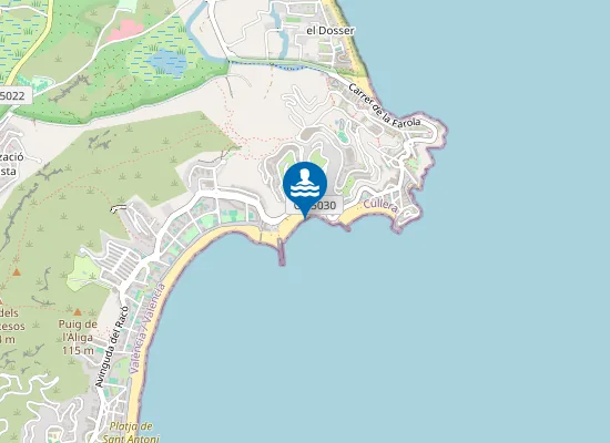 Map of PLAYA DE CAP BLANC PM1