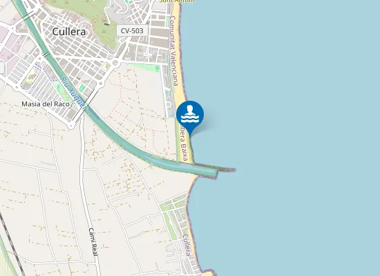 Map of PLAYA DE L'ESCULLERA PM1