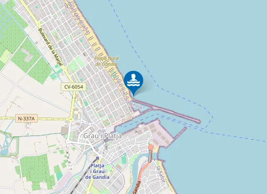 Map of PLAYA DEL NORD PM3
