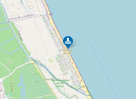 Map of PLAYA DE XERACO PM1